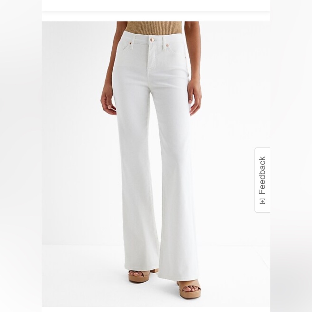 Express 70s flare mid rise jeans